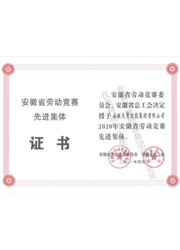安徽省勞動競賽先進(jìn)集體